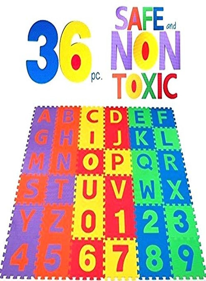 WOLFANO ABCD EVA, Foam Matt Cum Puzzle, Non Toxic, 36 Piece, ABCD and Counting to Make Learning Fun - Image 4